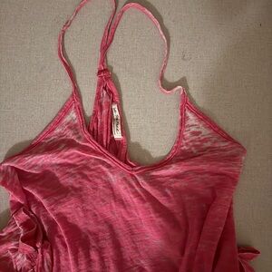 Free People soft flowy pink tank